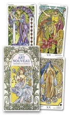 Tarot Art Nouveau, Cards by Castelli, Antonella, Like New Used, Free shipping...