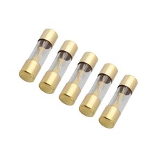 5PCS 100 Amp Fuse,Gold Plated Glass Inline Glass Fuse for Car Audio,Alarm,Amp...