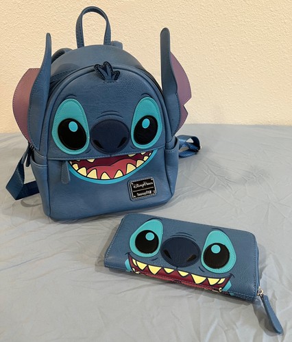 Loungefly Disney Stitch Backpack And Wallet