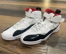 Youth Size 3 Jumpman Two Trey Red White And Black Jordans