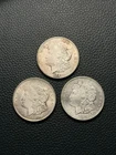 Lot of 3 Morgan Silver Dollars | 1921-P | 90% Silver | 2.32 oz