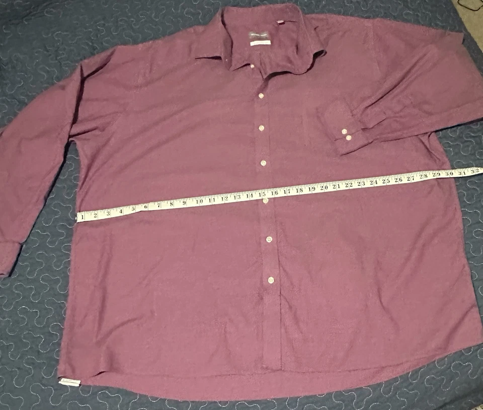 Michael Kors Men’s Big & Tall Button Down Dress Shirt, Size 20 Neck - Image 3 of 4