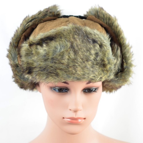 Faux Fur Ear Flap Hat Cap Winter Ski Trooper Trapper Hunting Soft Warm Men Women - Picture 29 of 46