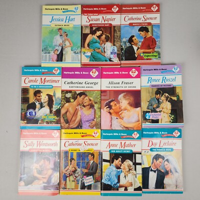 11x Mills and Boon Sexy Sweet Romance Paperback Books Lot Bundle Romantic Adult