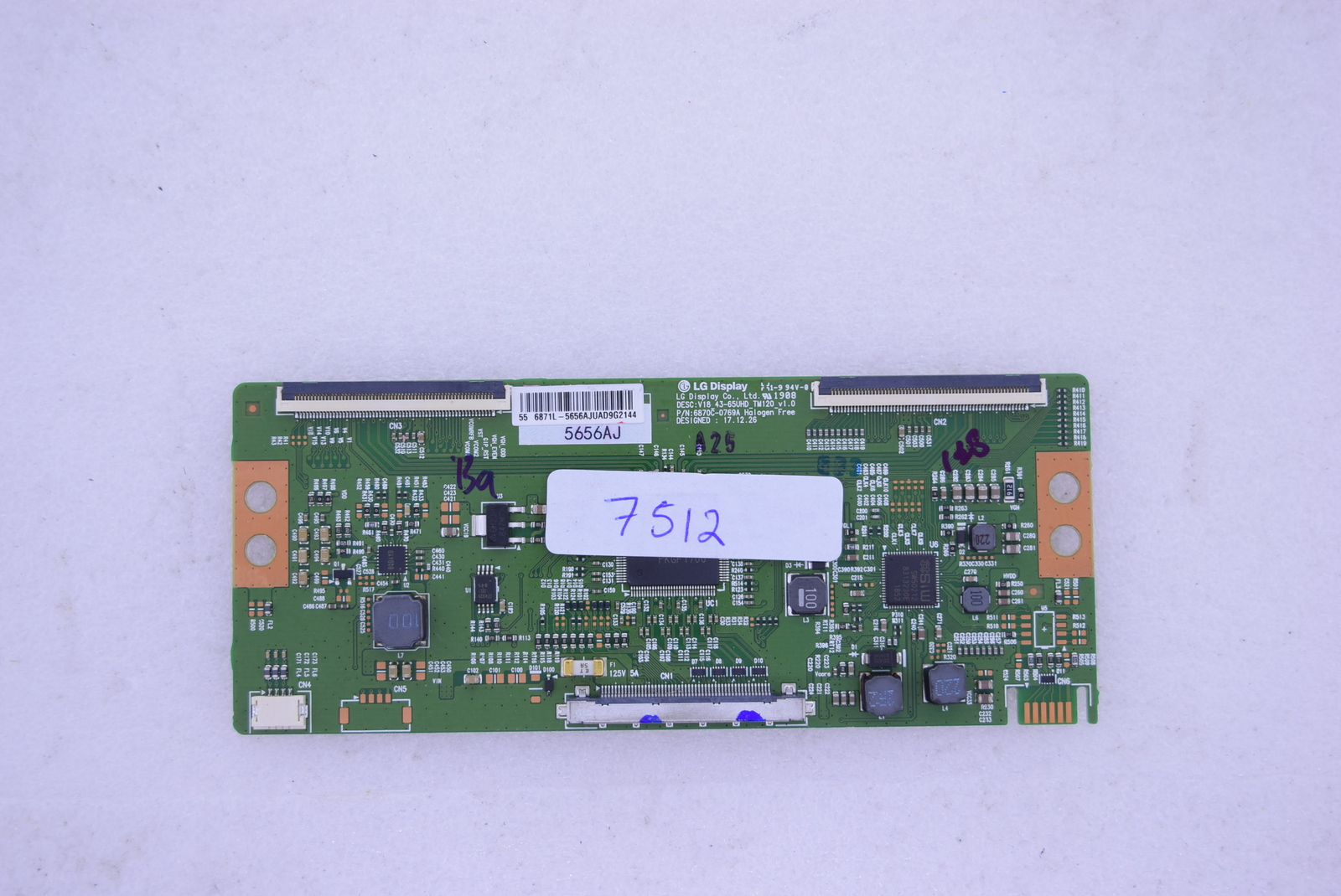 55PFL5604/F7 6870C0769A 6871L5656A TCON BOARD FOR PHILIPS 7512 eBay