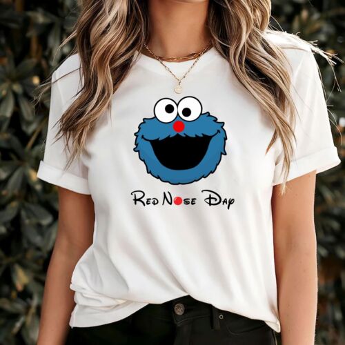 Individuelles T-Shirt, 2025 Red Nose Day Kinder Comic T-Shirt, Red Nose Cocky Moster - Bild 3 von 5