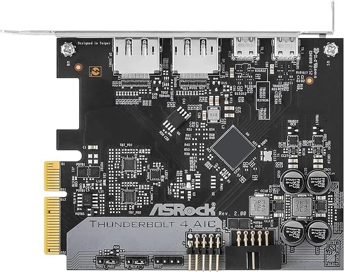 SRock Thunderbolt 4 AIC R2.0 Expansion Card THUNDERBOLT4 AIC R2 High Speed - Image 2 of 4