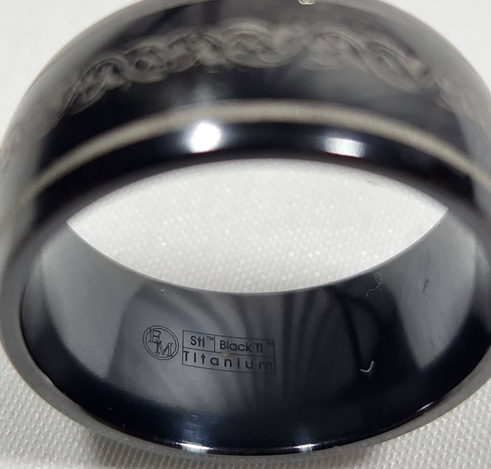 Chisel Solid Titanium Black Domed with Laser Celt… - image 6