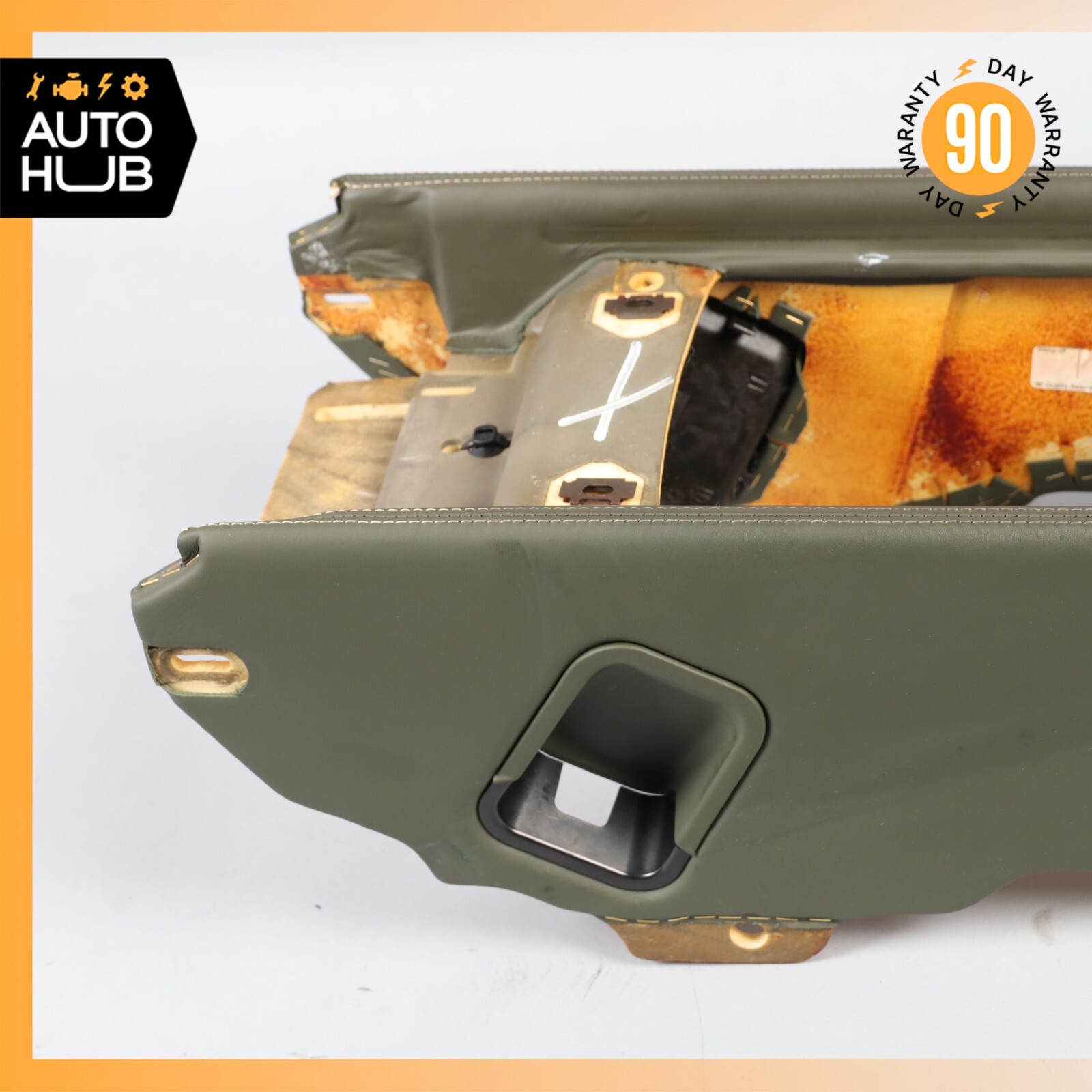 03-17 Bentley Continental GT Coupe Rear Center Console Armrest Storage Green OEM