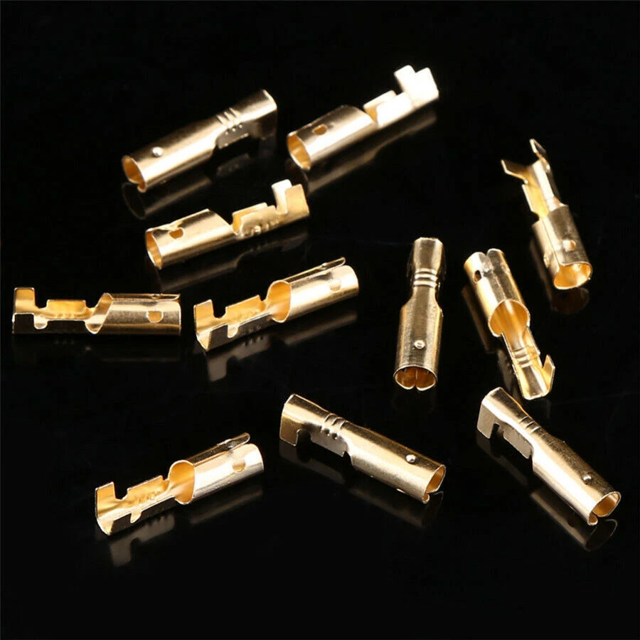 150PCS 6.3MM 2.8MM 4.8MM 4.0MM 10 kinds Car Spade Connector Crimp Wire Terminal - Image 2 of 4