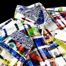 Robert Graham 3XL Geometric Floral Colorful Bold Masterpiece Lightweight Shirt