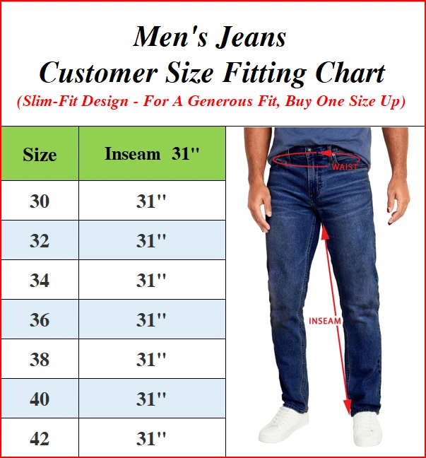 Men's 3-Pack Flex Stretch Slim Straight Jeans (Sizes, 30-42) - Picture 2 of 11