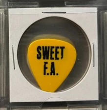 Vintage Sweet F.A. Stage Used Tour Guitar Pick Hair Metal Glam Rock Hard '80s #2
