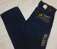 LEE Regular Jeans Straight Leg Regular Seat  Thigh At Waist Dark Blue Orion