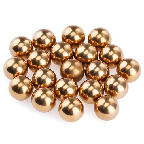 Präzision Solide Messing Kugeln Kupfer Kugellager Metallperlen Ball Ø 0.9mm-80mm - Picture 5 of 7