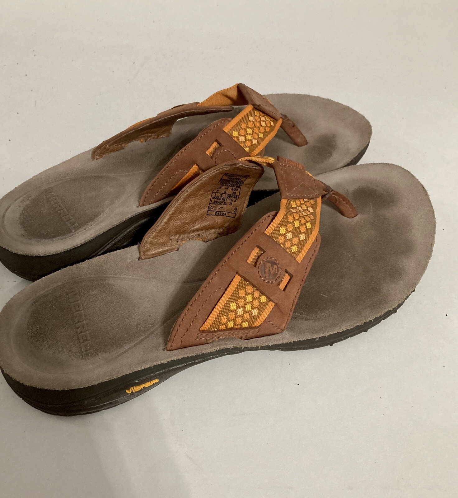 Merrell Rosarito Orange Performance Footwear Sand… - image 8