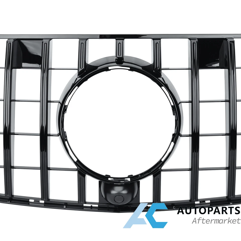 For 2016-2019 Mercedes GLE W166 GLE63 AMG Front Grille GT Grill Gloss Black Foto 3 de 4