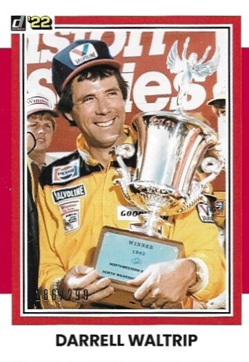 2022 Donruss Racing Darrell Waltrip Red Retro 127 /299
