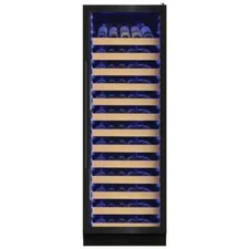 XO XOU2470WGB 24 INCH SINGLE-ZONE TALL WINE COLUMN REFRIGERATOR IN BLACK GLASS