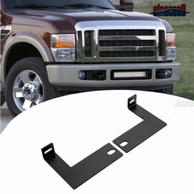 For F250 F350 F450 Super Duty 08-10 - Straight 22'' Light Bar Lower Grille Mount