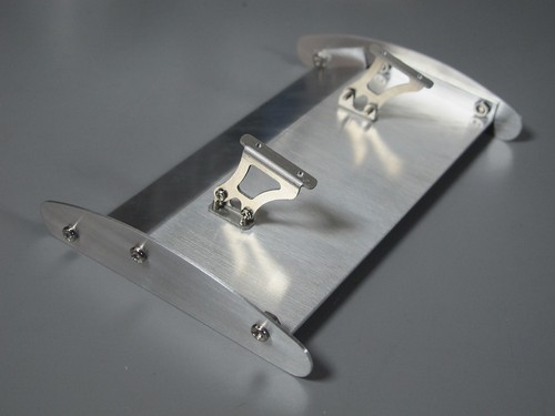 Aluminum 13.1cm Roof Spoiler Wing Add-on Tamiya R/C 1/14 King Grand Hauler Truck - Picture 6 of 7