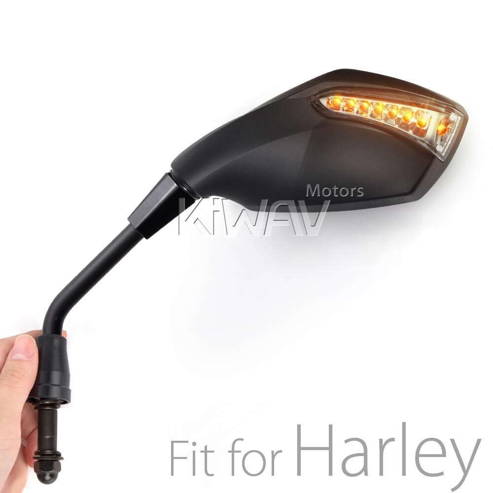 black mirrors Turn Signal LED fits Harley-Davidson DYNA