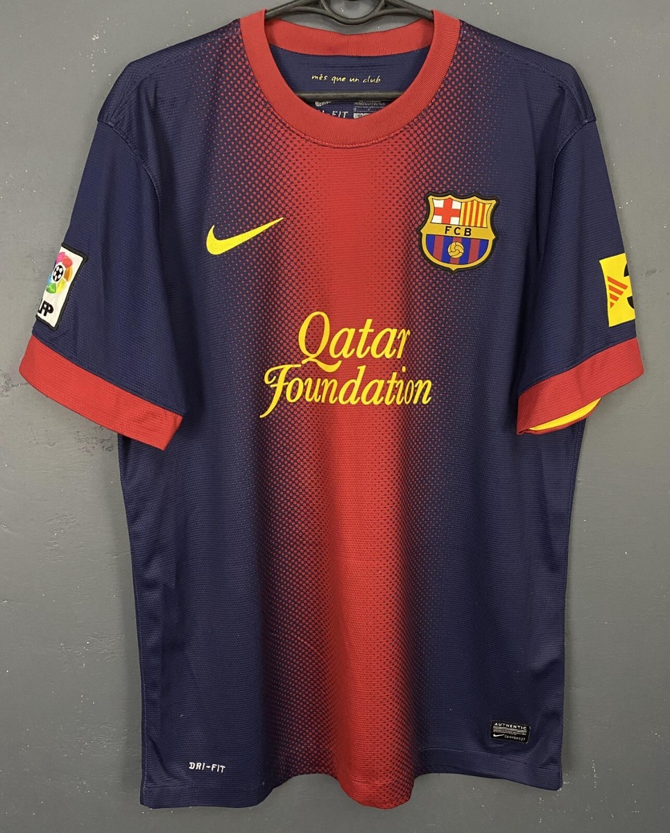 Maillot Extérieur FC Barcelone 2012-13 Messi #10 - 9/10 - (S) – 478326-815 Nike – Eternal Pitch