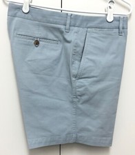 Bonobos Men's Flat Front Lightweight Cotton Gray Chino Shorts - Size 33" x 7"