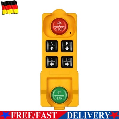 Industrial Wireless Remote Controller 433.92MHz Hoist Crane Control 2/4 Buttons