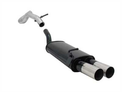 Scarico sportivo NOVUS gruppo N ESD 2 x 76mm design MS per