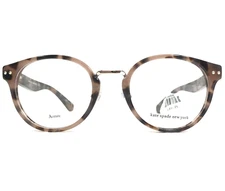 Kate Spade Eyeglasses Frames ASIA/F 086 Brown Tortoise Round Full Rim 50-21-140