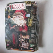 Dimensions Bottle Buddies Santa Man Christmas Holidays Wine 18098 NOS