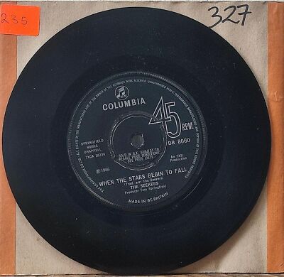 When The Stars Begin To Fall / Morningtown Ride by The Seekers Single 7  Vinyl