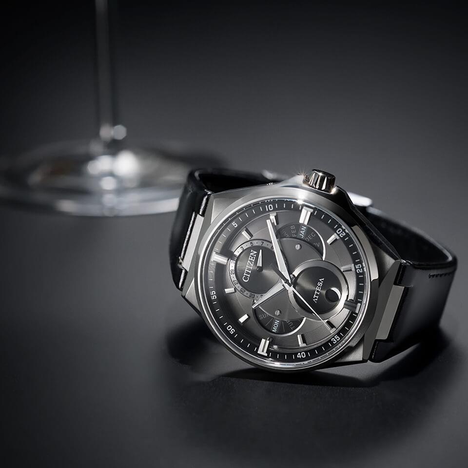 Citizen アテッサ　BU0060-09H CITIZEN ATTESA BU0060-09H Eco-Drive Triple Calendar Moon