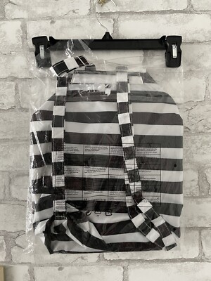Pinko X Invicta Striped Mini Backpack pink black sparrow 
