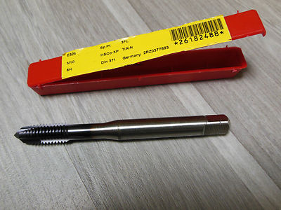 M10  6HGewindebohrer HSCo-XP TIALN  von Dormer DIN371