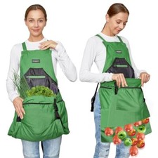 Gardening Apron Harvest Garden Aprons with Pockets for Women and Men Canvas