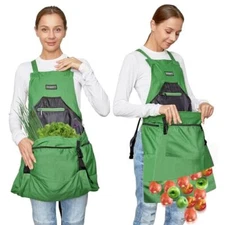 Gardening Apron Harvest Garden Aprons with Pockets for Women and Men Canvas 