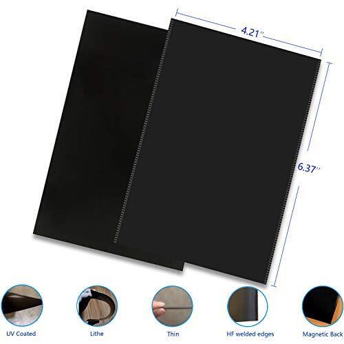 10er Pack Magnetischer Bilderrahmen Hält 4"x6" Bilder Wiederverwendbar Kühlschrank Fotohüllen - Bild 8 von 8