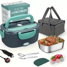 Food 60W Electric Portable Heating Lunch Travel 1.5L UK Plug Car Office Box