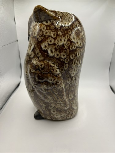 Collectible Owl Vase By Elegant Expressions Decoration Statue Bird Ceramic 7.25” - Picture 7 of 8