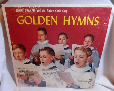 Jimmy Graham & The Abbey Choir Sing Golden Hymns Record Album 100% Play tested *