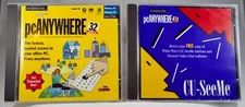 Symantec pcAnywhere 32 8.0 & NEW Sealed CU-SeeMe Software Program Bundle