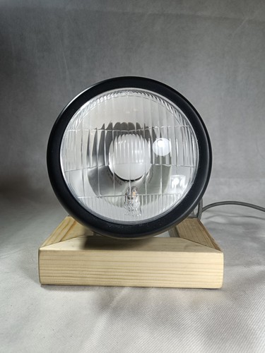 Motorcycle Motorbike headlight desk/ table lamp - Industrial light perfect... - Picture 3 of 9