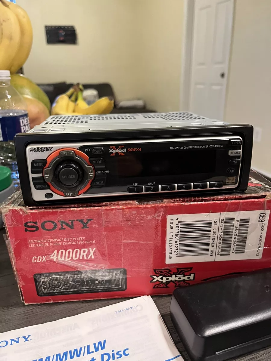 Sony Xplod 50wx4 Wiring Diagram