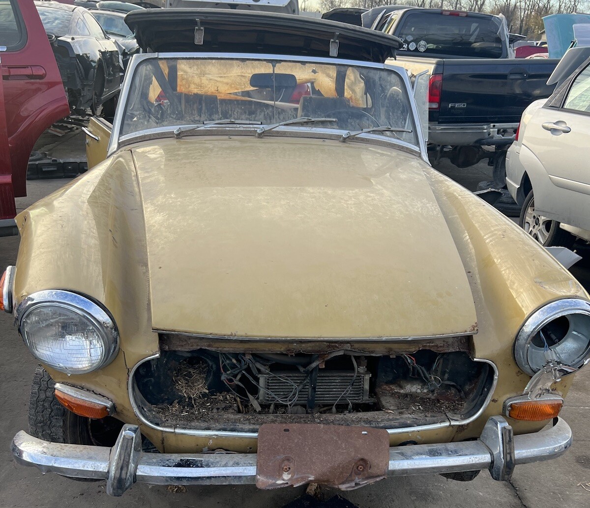 🚘64-74 MG Midget Mk 2 Mk 3 Front Hood Bonnet OEM | eBay