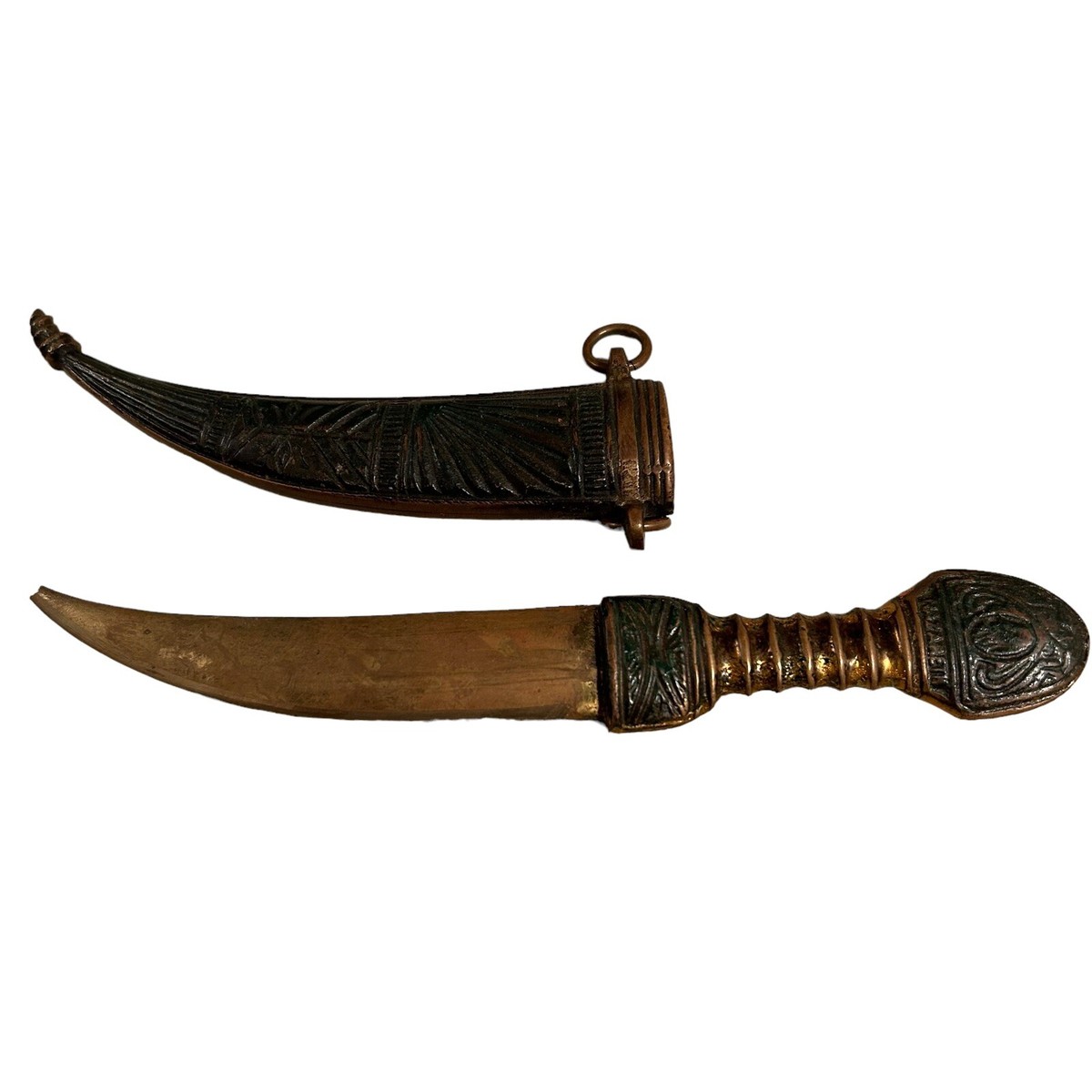 Vintage JAMBIYA Fixed Blade Knife Arabian / Arabic / Islamic with