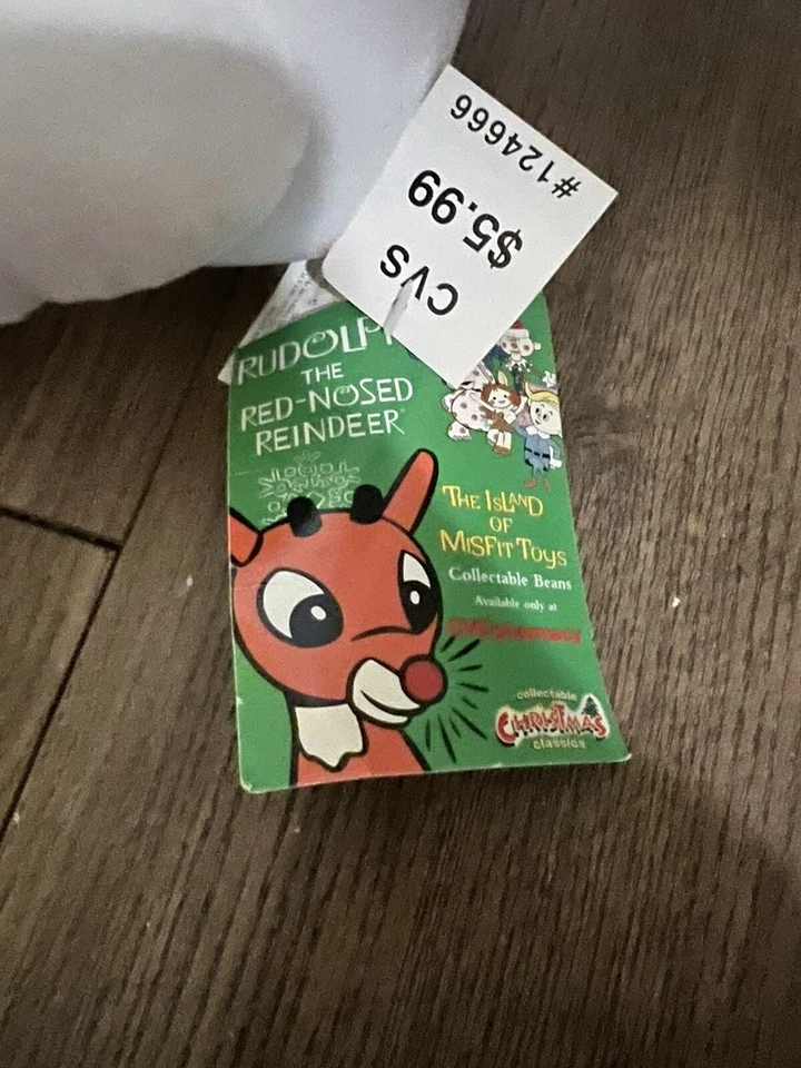 Abominable Muñeco de Nieve Feliz Año Nuevo 2000 Rudolph 1999 Stuffins CVS 8" Bumble Nuevo con Etiquetas Foto 3 de 3