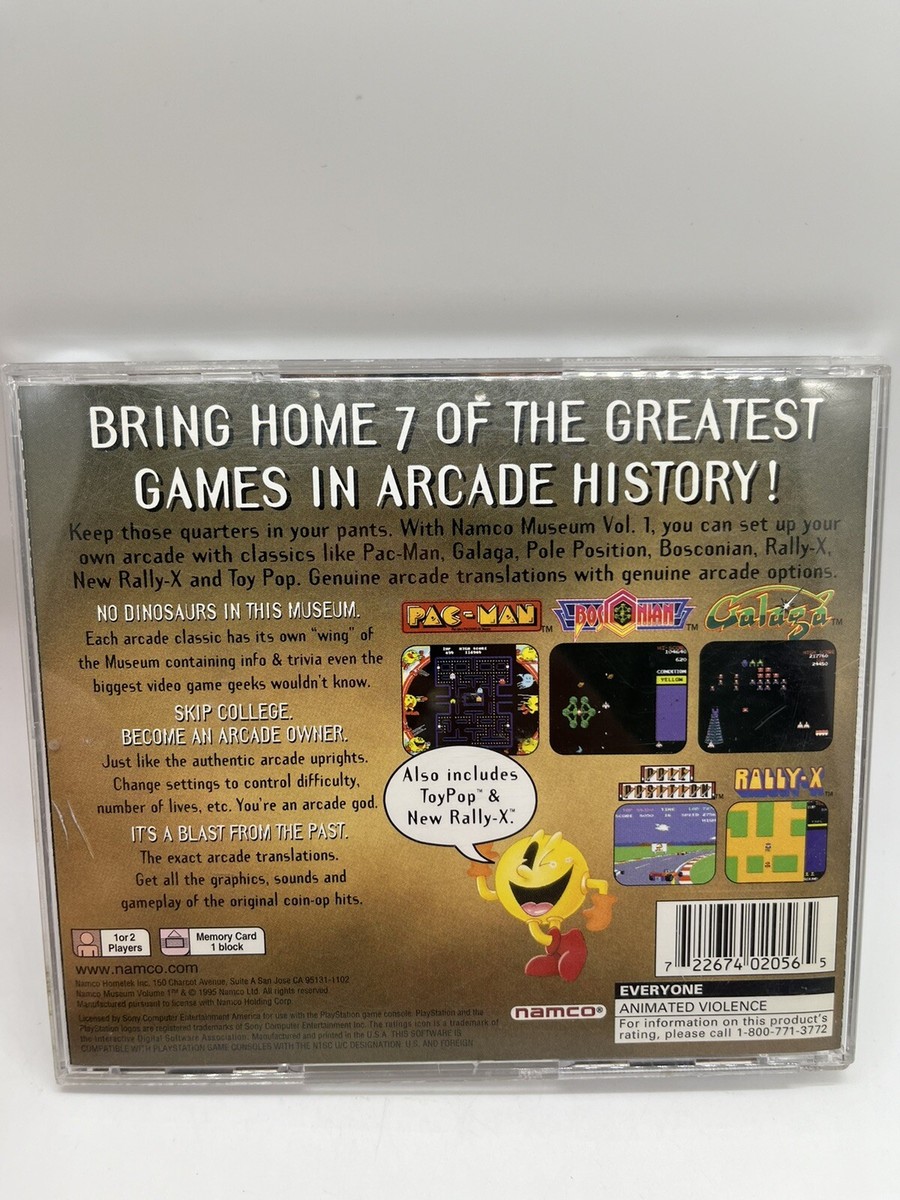 Namco Museum Volume 1 PS1 Greatest Hits CIB Video Game | eBay