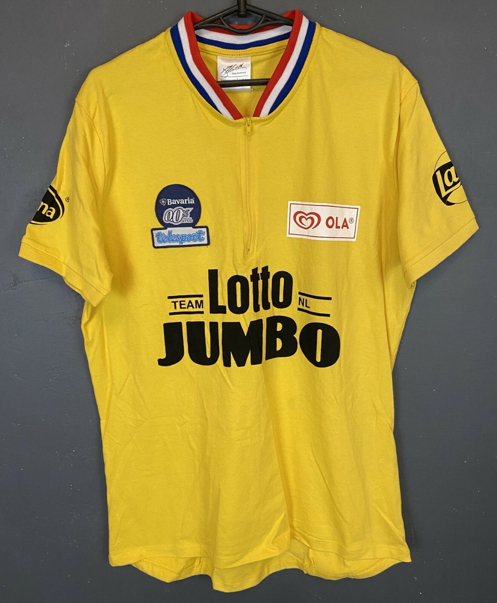 MENS SHIRT LOTTO JOOP ZOETEMELK JUMBO BIKE CYCLING BICYCLE JERSEY
